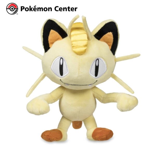 Peluche 16cm - Meowth - Pokemon Center - Cartas Pokemon Originales Tcg